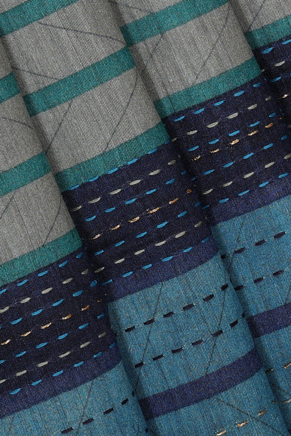 Image of Tussar Silk Cream Saree